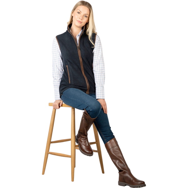 2025 Rydale Damen Huggate Fleece Weste 405697 - Ink